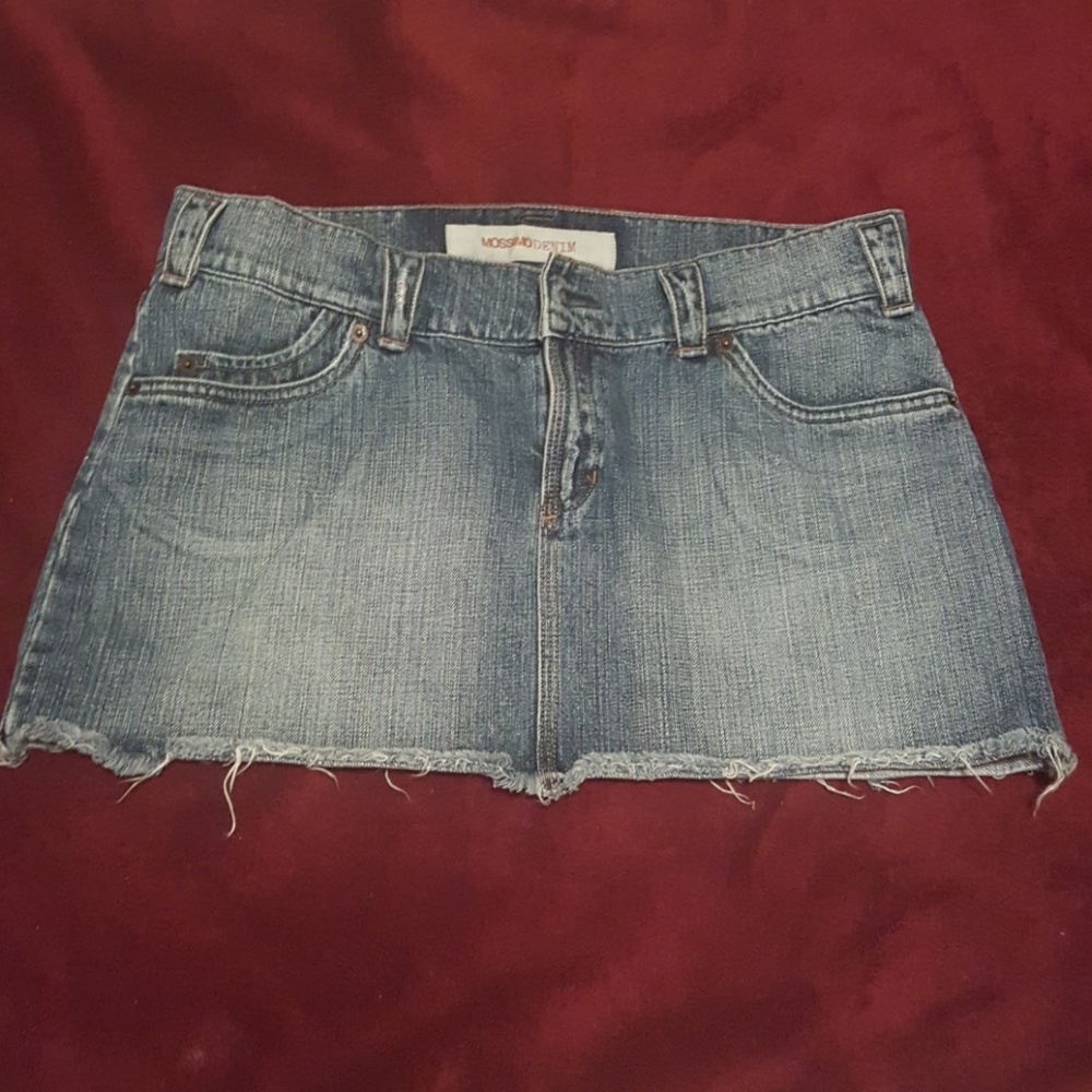 Mossimo blue jean skirt